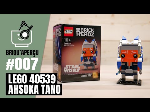 Vidéo LEGO BrickHeadz 40539 : Ahsoka Tano
