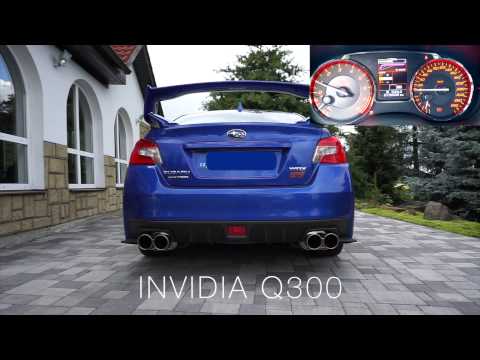 Subaru WRX STI 2015 - INVIDIA Q300 vs STOCK EXHAUST