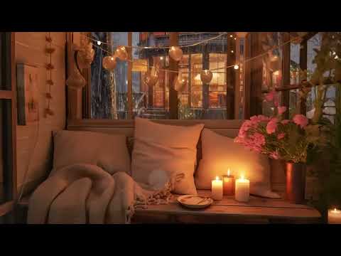 Nightly Sleep Jazz Piano Music with Rain Sounds - Soft Jazz Instrumental - Soothing Background Music