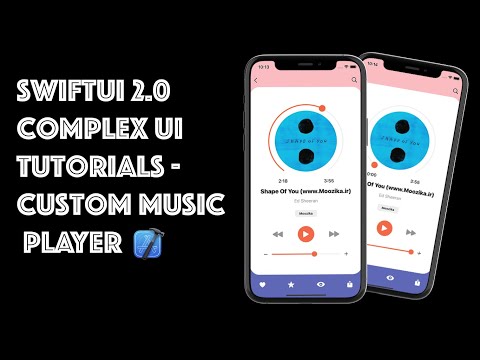 SwiftUI 2.0 Custom Music Player With Circular Slider And Volume Control - SwiftUI Complex UI's