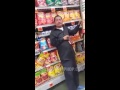 Drunk Guy Gets Caught Drinking A 6-Pack At Supermarket!