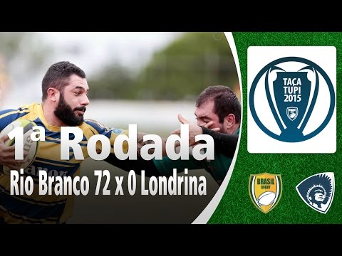 Taça Tupi 2015 1ª rodada: Rio Branco 72 x 0 Londrina