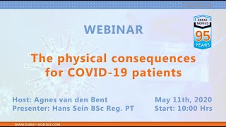 Webinar &#39;The physical consequenses for COVID-19 patients&quot; by Enraf-Nonius 11th May 2020