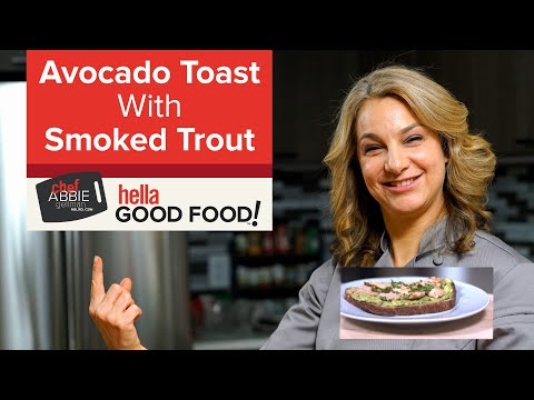 Healthy Avocado Toast with Smoked Trout