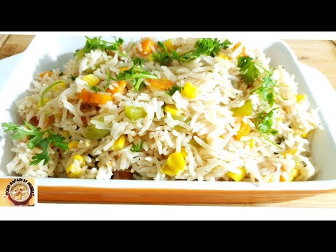 MEXICAN RICE RECIPE /EASY LUNCE  BOX RECIPE /KIDS TIFFIN BOX RECIPE/FOOD SAFARI BY NUSRAT