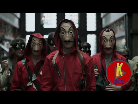 l'inizio della rapina - La casa di carta 1