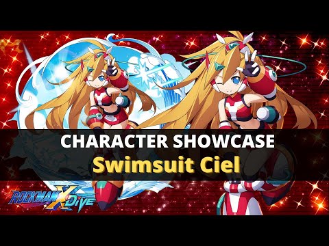 Rockman X DiVE | Swimsuit Ciel | Character Showcase