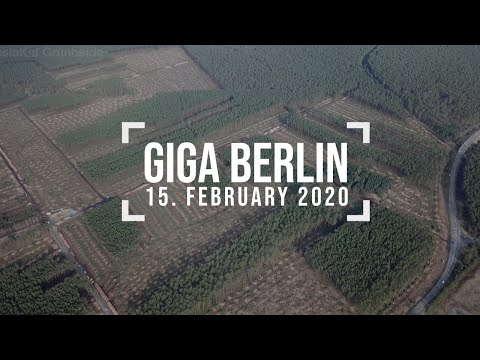 The first changes Tesla Gigafactory 4 -  4K Drone Shots 15. February 2020