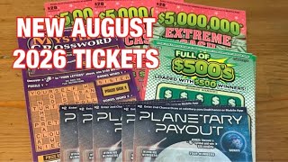 Brand New August 2026 Tickets‼️California Lottery Scratchers🤞🍀🍀🍀