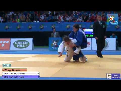 Judo 2013 European Championships Juniors: Taube (GER) - Sutalo (CRO) [+78kg] bronze