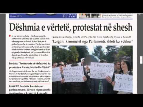 Pasqyra e shtypit të ditës - Ditë e Re -10. 03.15- Ora news