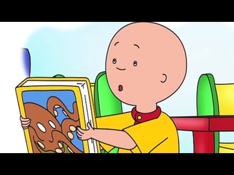 Caillou en Français | Le Livre de L'école | 520 | dessin animé | NOUVEL ÉPISODE HD