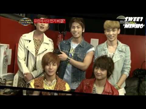 SHINee Interview @ SMTOWN Live in Paris Backstage