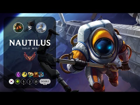Nautilus Mid vs Galio - KR Grandmaster Patch 13.17
