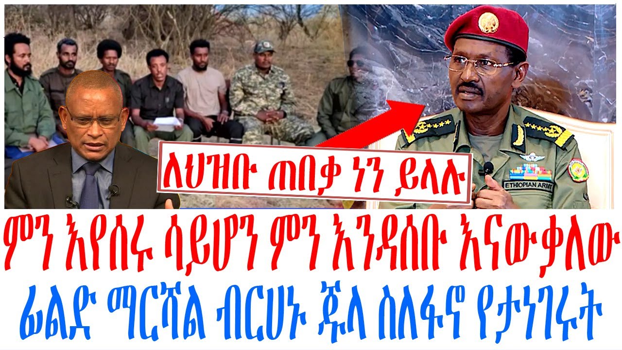 ምን እየሰሩ ሳይሆን ምን እንዳሰቡ እናውቃለው ፊልድ ማርሻል ብርሀኑ ጁላ ስለፋኖ የታነ