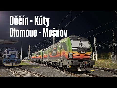 Chaos kvůli strženým trolejím. Průjezd úsekem Prostřední Žleb - Děčín-Východ. Výlet do Mošnova