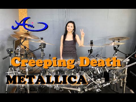 METALLICA - Creeping Death drum cover by Ami Kim (#44) Video