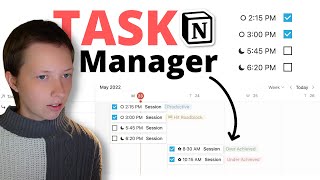 - See Today's Sessions In Homepage（00:29:43 - 00:31:48） - Notion Task Manager and Productivity Tracker (Free Template)