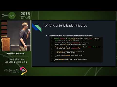 C++Now 2018: Griffin Downs “C++ Reflection via Clang LibTooling”