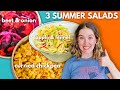 3 Salad Recipes Everyone Should Know! (Plant-Based Diet & Gluten-Free)