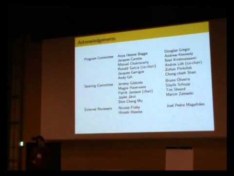 WGP @ ICFP 2012.  Introduction by programme chair, Andres Löh.