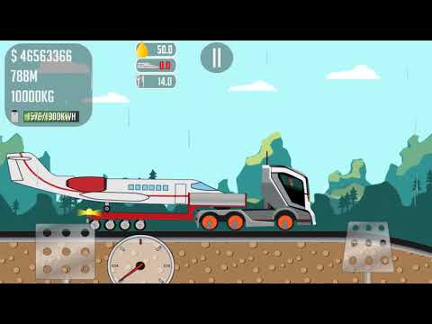 Game Trucker Joe carries the plane to the airport