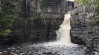 preview picture of video 'High Force Waterfall in Teesdale, England'