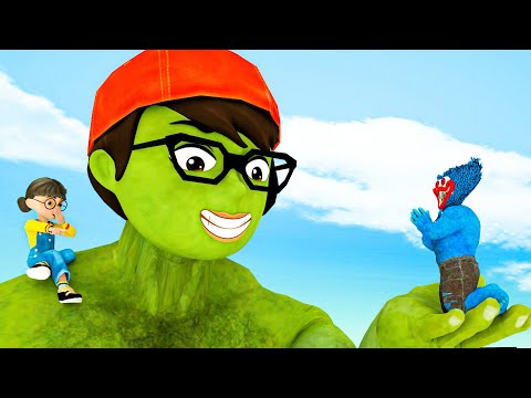 Nick Hulk Teach Huggy Wuggy A Lesson - Scary Teacher 3D Nick & Tani Cartoon Happy Ending Ep.16