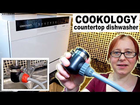COOKOLOGY COUNTERTOP DISHWASHER UNBOXING, SET UP with KITCHEN TAP & INITIAL IMPRESSIONS.