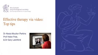Effective therapy via video: top tips