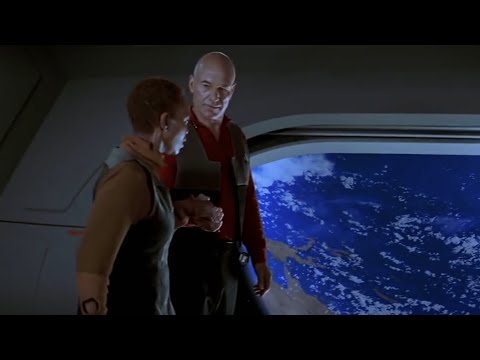 Star Trek First Contact - Captain Jean-Luc Picard explaining the future’s Zeitgeist to Lily Sloane