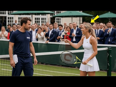 „SCHLAG MICH IM TENNIS, DANN HEIRATE ICH DICH“ Höhnte Der CEO Den Hausmeister — Die Menge Erstarrte