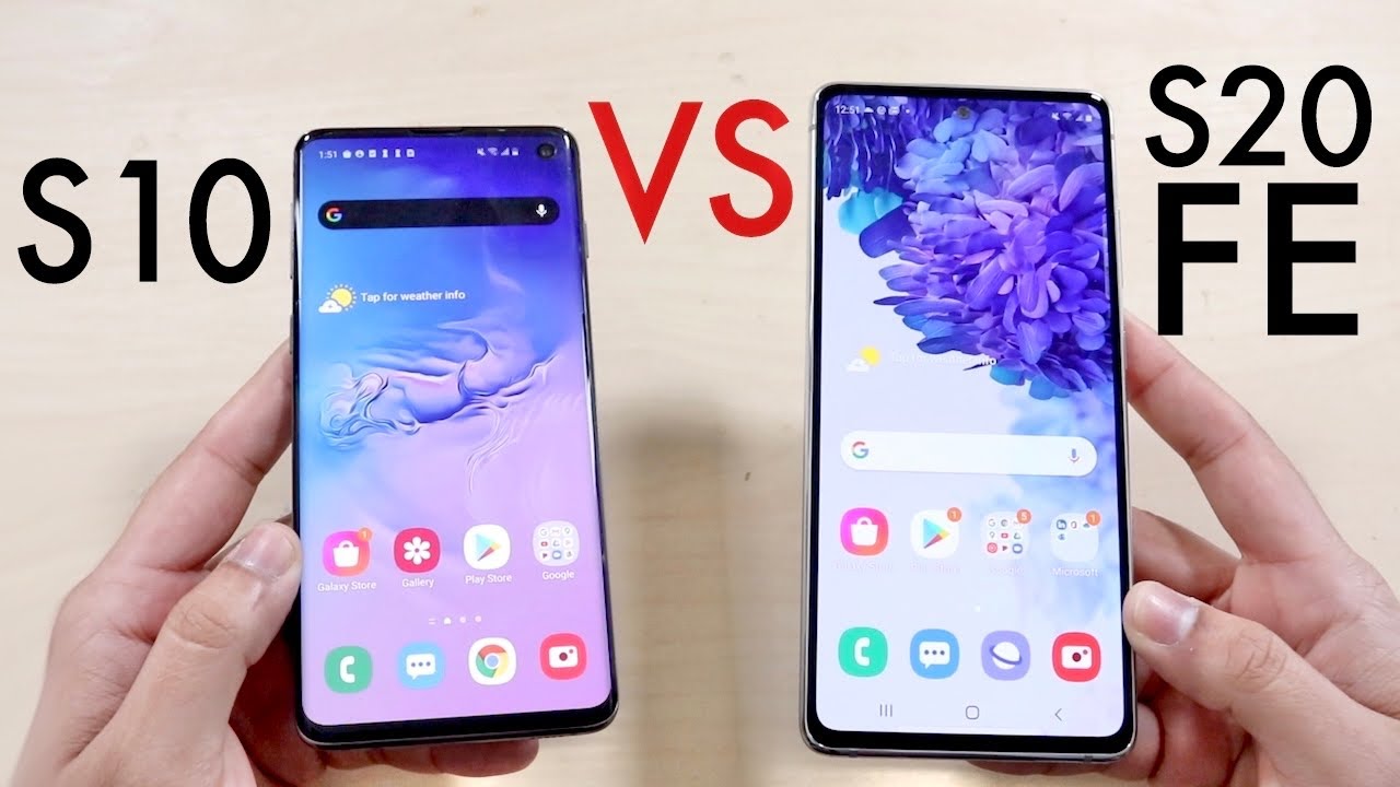 Samsung Galaxy S20 FE Vs Samsung Galaxy S10! (Comparison) (Review)