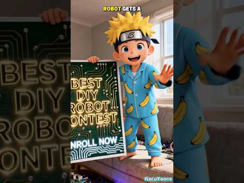 Naruto Participates in the Best and Useful Robot Contest! 😱 #shorts #naruto #funny