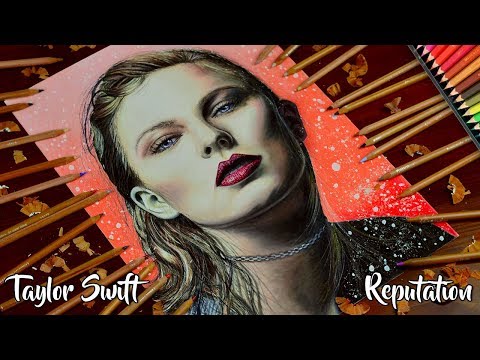 Drawing Taylor Swift Reputation cover - Look What You Made Me Do - Video