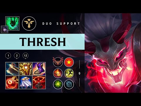 Thresh Support vs Xerath - VN Grandmaster Patch 25.24