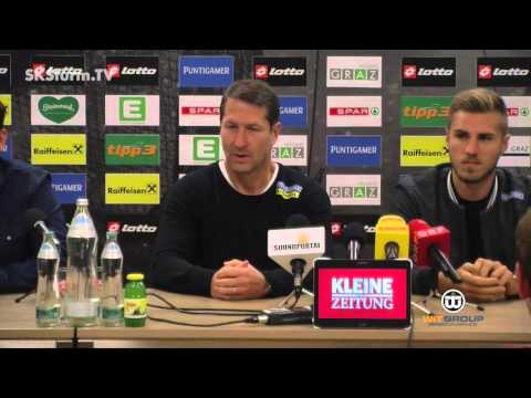 SK Sturm: Mediabriefing vor FC Admira Wacker Mödling (10. Runde 2015/16)