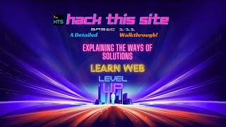 Hacking website ||hack this site a detailed walkthrough [basic 1-11]||