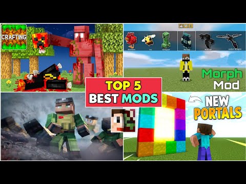Top 5 Crazy Mods For Crafting And Building | Crafting And Building Mods | Vizag OP