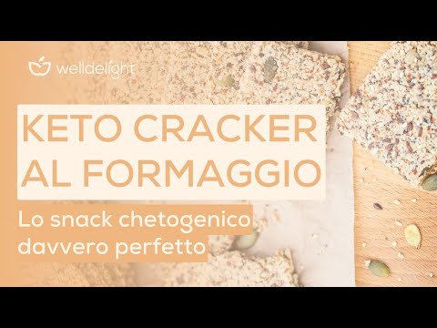 KETO CRACKER AL FORMAGGIO | Lo snack chetogenico perfetto 🥯