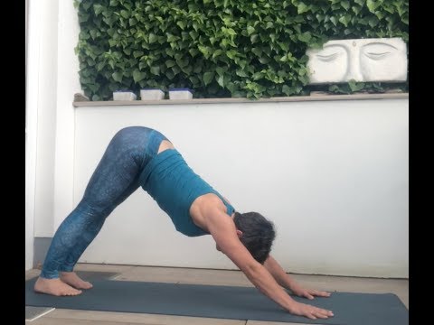 Yogastunde Juni 2018 mit Kopfstand 37Min.(Anfänger lassen Kopfstand aus)