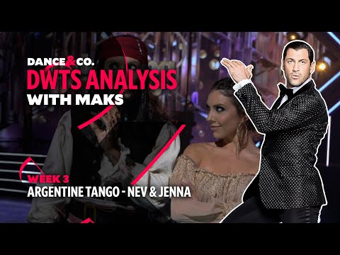 DWTS MAKS ANALYSIS: Week 3 - Nev Schulman & Jenna Johnson's Argentine Tango
