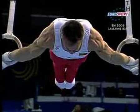 Jordan Jovtchev (BUL) Ringe Finale EM 2008 Lausanne