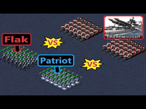 Who Dies Last ? - Flak vs Patriot - Red Alert 2