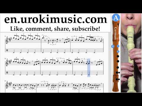Recorder lessons (G.) Fall Out Boy - Heaven's Gate Sheet Music Tutorial um-ih352