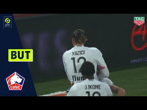 But Yusuf YAZICI (19' - LOSC LILLE) DIJON FCO - LOSC LILLE (0-2) 20/21