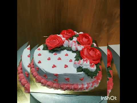 Heart shape valentine special cake♥️