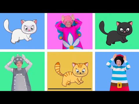 Три Кота - Чударики. Повторяем движения. Танец игра. Физминутка. Для детей, малышей. Игротанец