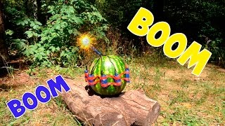 КАК ВЗОРВАТЬ АРБУЗ??? BOOM - BOOM