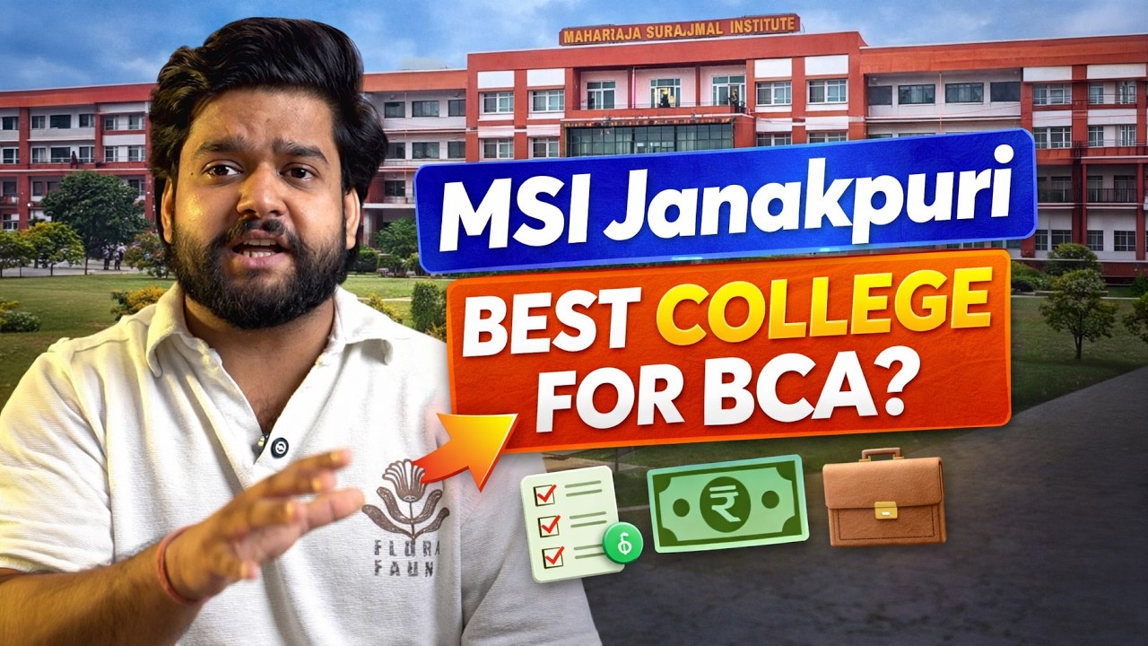 Maharaja Surajmal Institute of Technology | MSIT BCA | Dream College or Overrated?